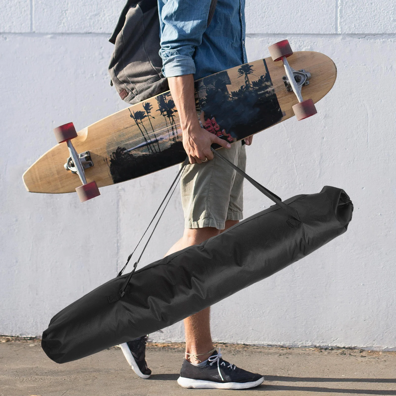 

Skateboard Bag 600D Oxford Cloth Water Proof Large Capacity Backpack Storage Snowboard Surf Accessories Travel