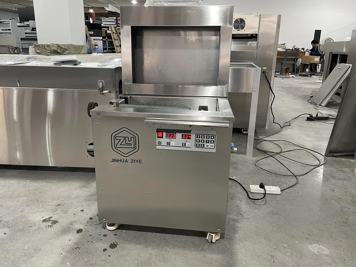 -Ultrasonic Metal Ceramic Anilox Cylinder Roller Cleaner Cleaning Washing Machine