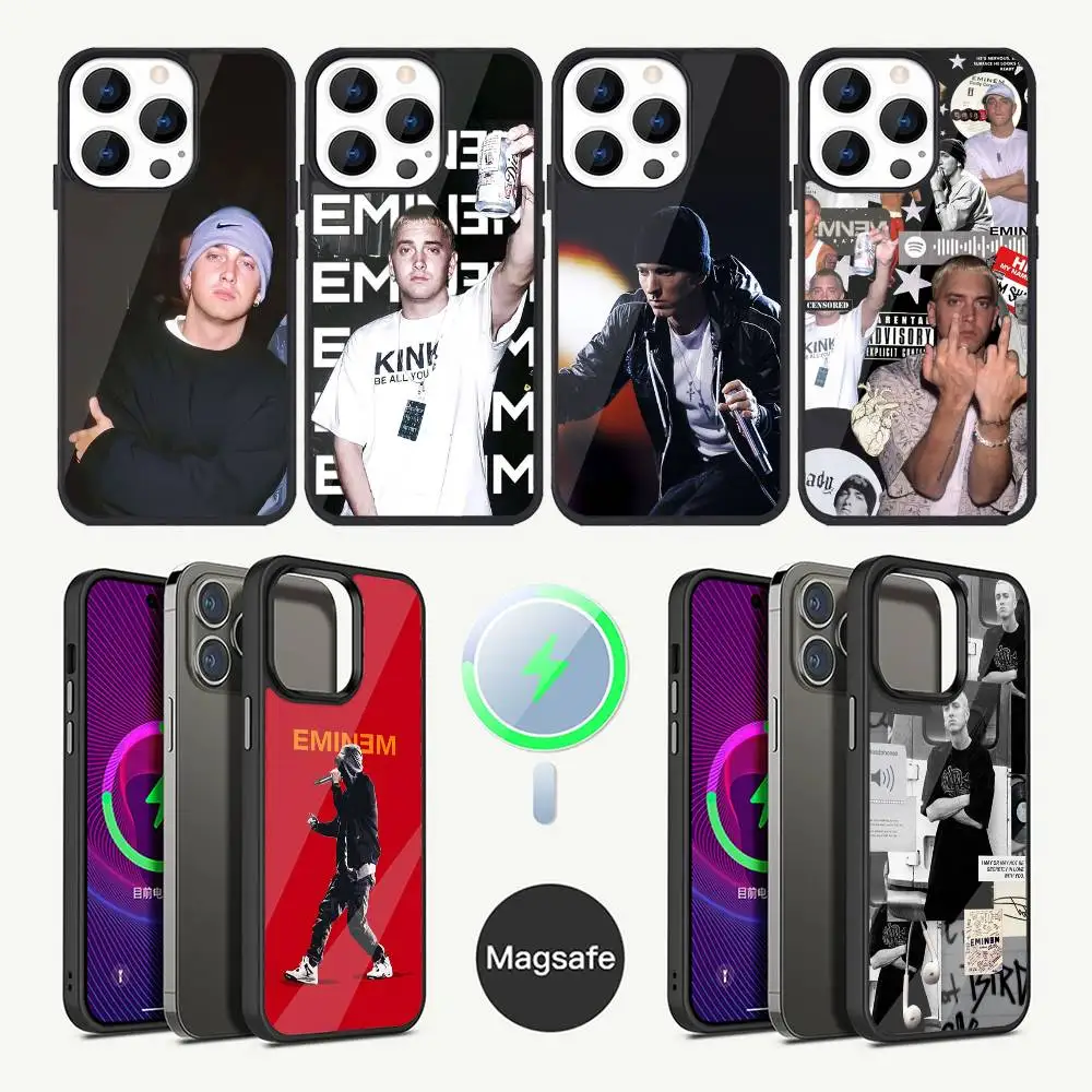 

Singer E-EminemS Phone Case For iPhone 16,15,14,13,12,11,Plus,Pro,Max Mini Magsafe Magnetic Wireless Charging