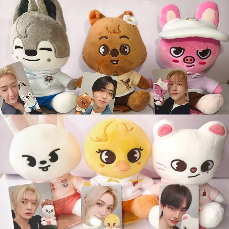 

Коллаборация SKZOO X Zootopia 2: плюшевая кукла-животное Stray Kids, K-POP айдолы Банчан и Феликс, мультяшная кукла, подарок для детей