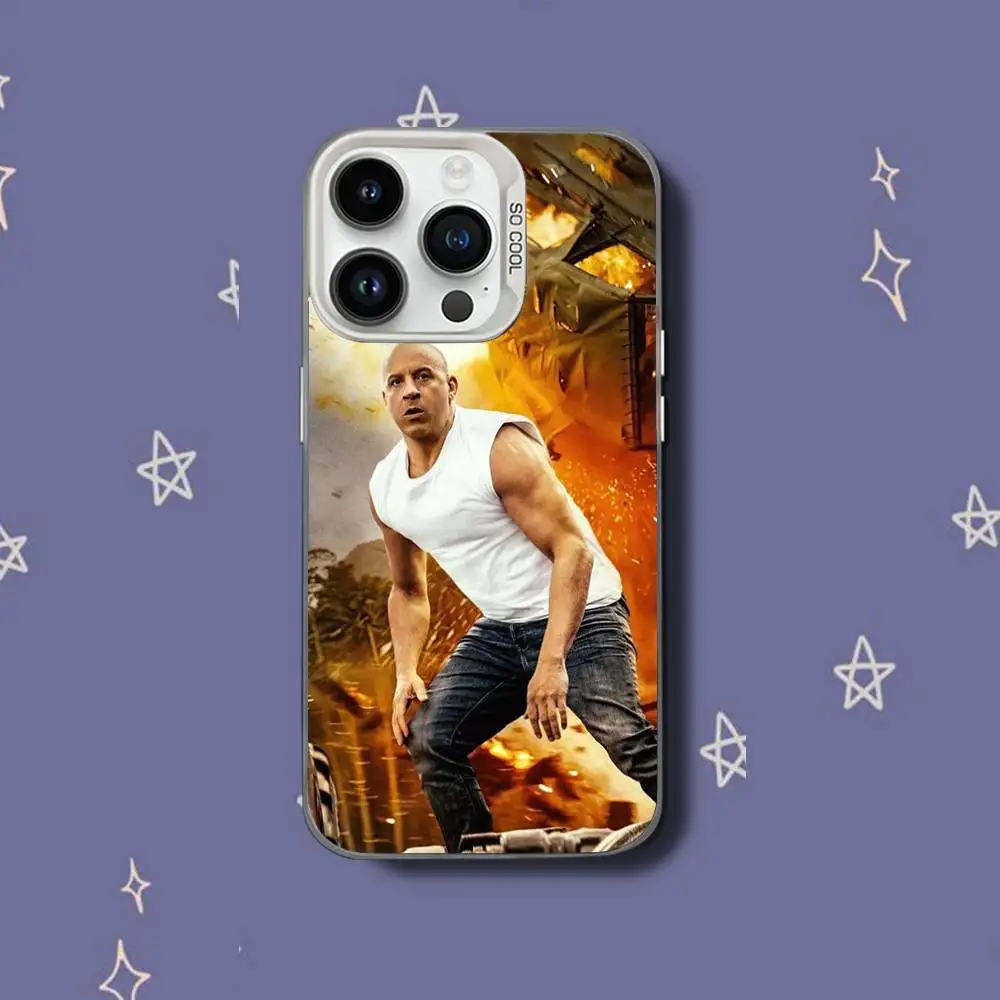 حافظة هاتف F-Fast or Furious 9 لهاتف iPhone 17,16,15,14,13,12,11,Pro,XS,Max,Plus,Mini,SE غطاء مقاوم للصدمات من الحلوى البيضاء غير اللامعة