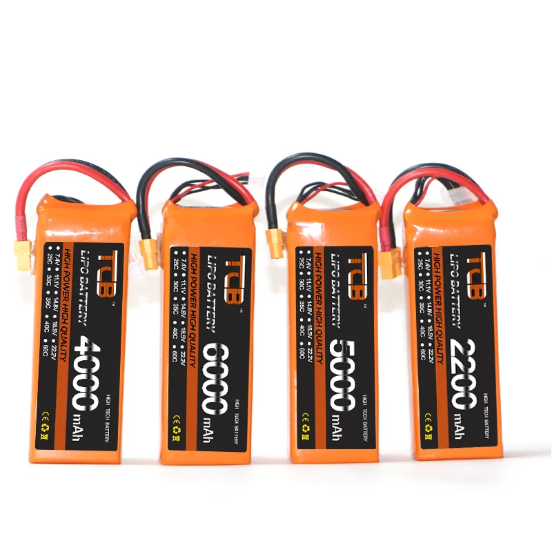 NEW TCB RC Toys LiPo Battery 5S 18.5V 3000 3300 3500 4200 5000mAh 25C 35C 60C For RC Quadrotor Helicopter Drone Airplane LiPo