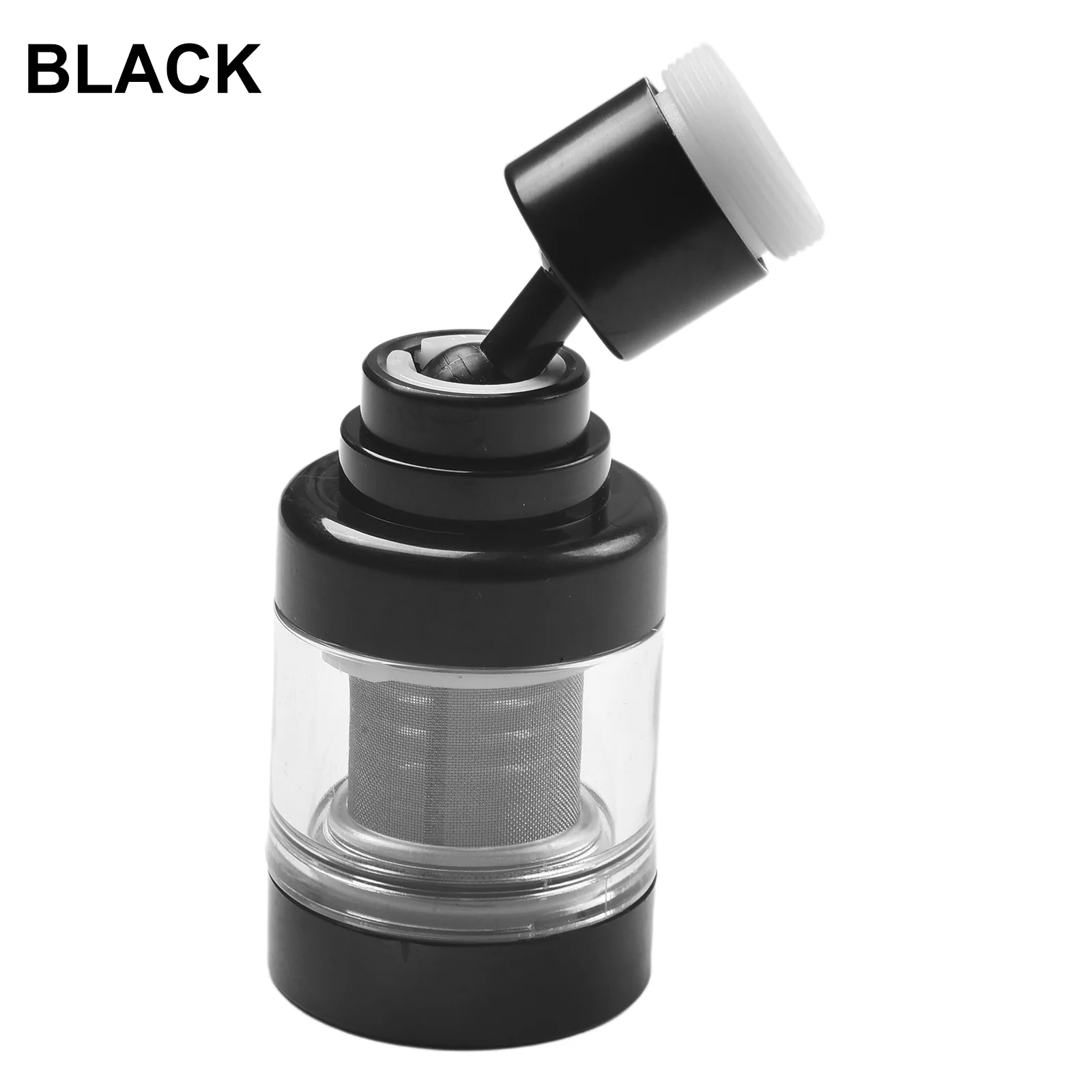 3-Position Foaming Filter For Kitchen And For Bathroom Faucets With Rotating Base And Air-Infused Stream For Efficient Daily Use