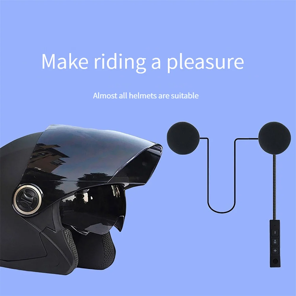 Helm Motor, Headset Bluetooth nirkabel Anti gangguan, helm sepeda Motor, Headphone berkendara, nirkabel, Headset helm Handsfree
