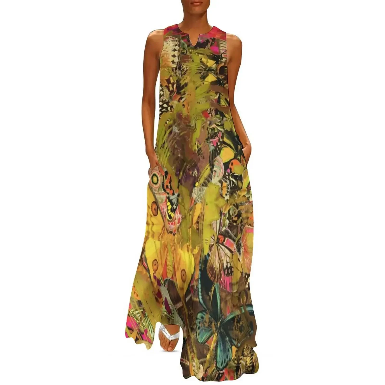 

Butterfly Art - Spring Reflections - Sharon Cummings Long Dress prom dresses women's fashion dresses Aesthetic clothing Dress
