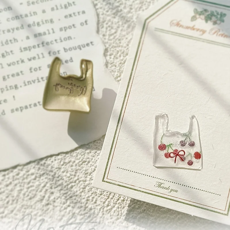 Squisito sacchetto di pesce 3D sigillo di cera timbro unico design in rilievo multistrato per sigillare cera, buste fai da te e artigianato scrapbooking