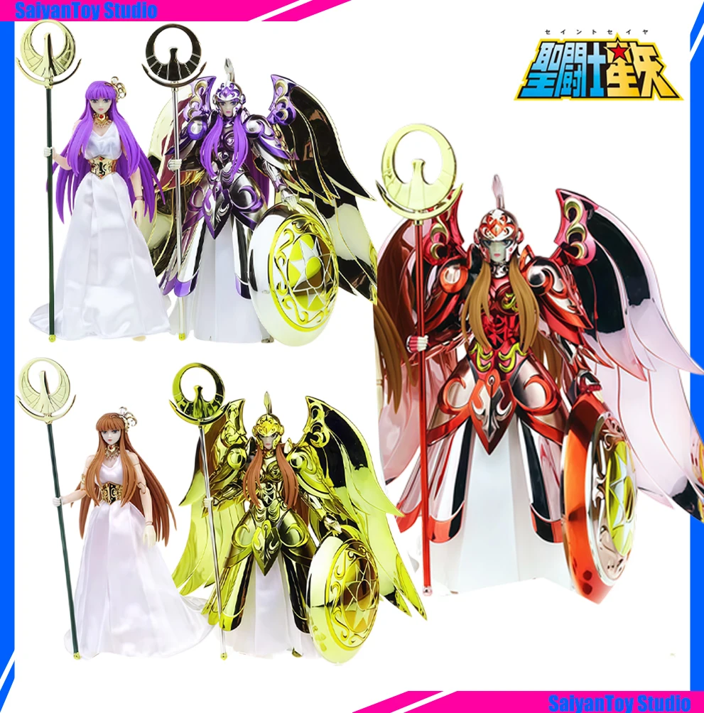 [En stock] JM.MST Saint Seiya Myth Cloth Athena Saori Kido God Cloth con figura de acción casual de los Caballeros del Zodíaco