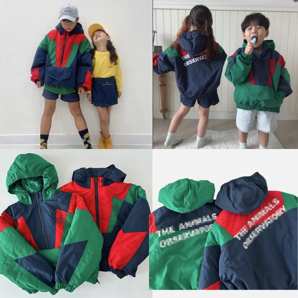 2024 new Fall TAO Boys Girls clip-on cotton jacket jacket