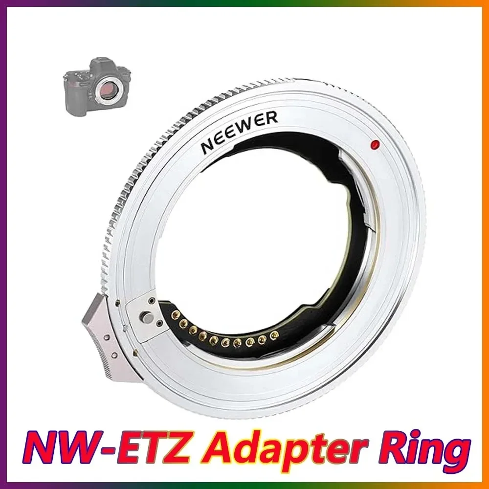 Neewer NW-ETZ Lens Adapter Auto Focus Converter for son SIGMA FE E Mount Lens to Nikon Z Mount camers Z6 Z7II ZFC Z8 Z9 Z30