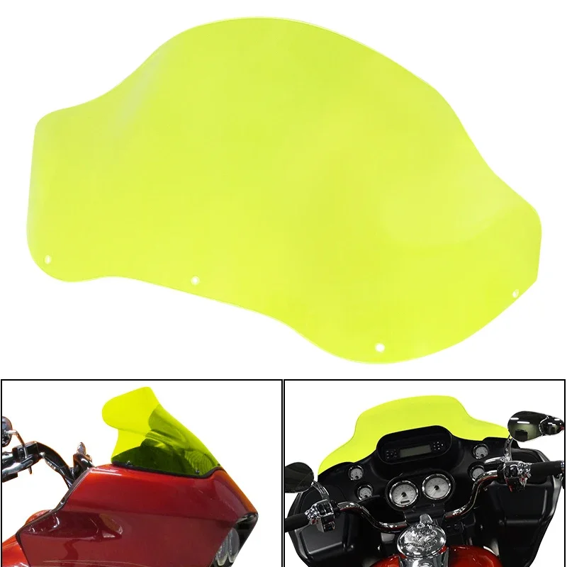 

Motorcycle 13" Windshield Windscreen Case For Harley Touring Road Glide Ultra FLTRU CVO Custom FLTR 1998-2013