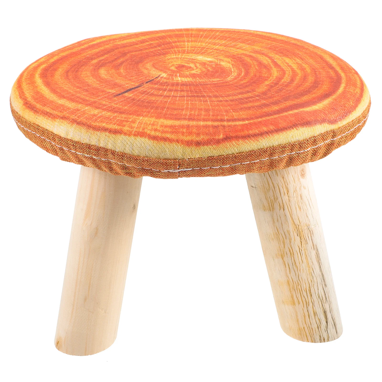

Wooden Stool For Kids Cute Round Toddler Step Stool Small Lightweight Children'S Footstool Indoor Outdoor Use Multi