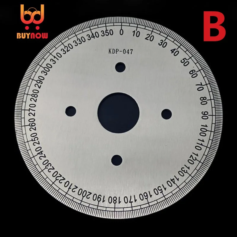 100mm Diameter High quality Stainless Steel Scale 360 Degree Scale Small Scale Protractor Stainless Steel Disc