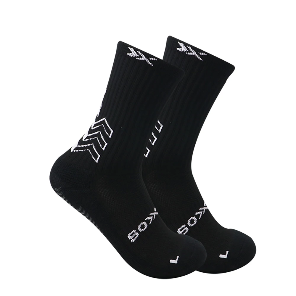 Calcetines gruesos transpirables para hombre y mujer, medias antideslizantes de alta calidad, suaves, para correr, ciclismo, senderismo y fútbol