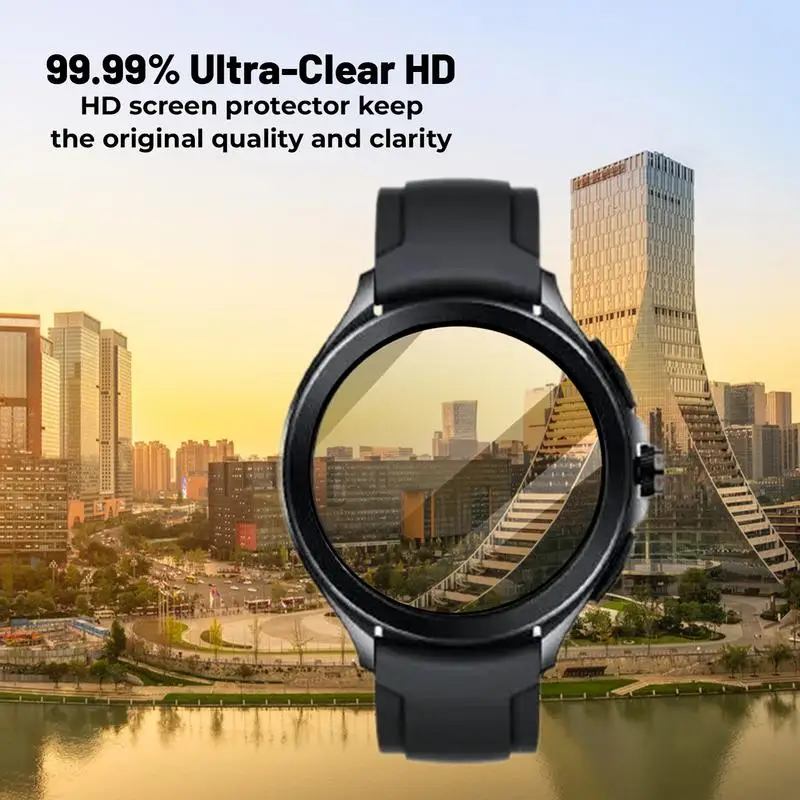 Lapisan pelindung untuk jam tangan, lapisan pelindung layar jam tangan cerdas definisi tinggi, lapisan pelindung layar cakupan penuh untuk Watch2 Pro