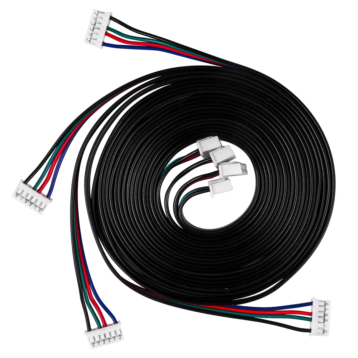 

4 Pcs 1M Stepper Motor Cables 4 Pin to 6 Pin HX254 Wire for 3D Printer Accessories Compatible Many Models Easy