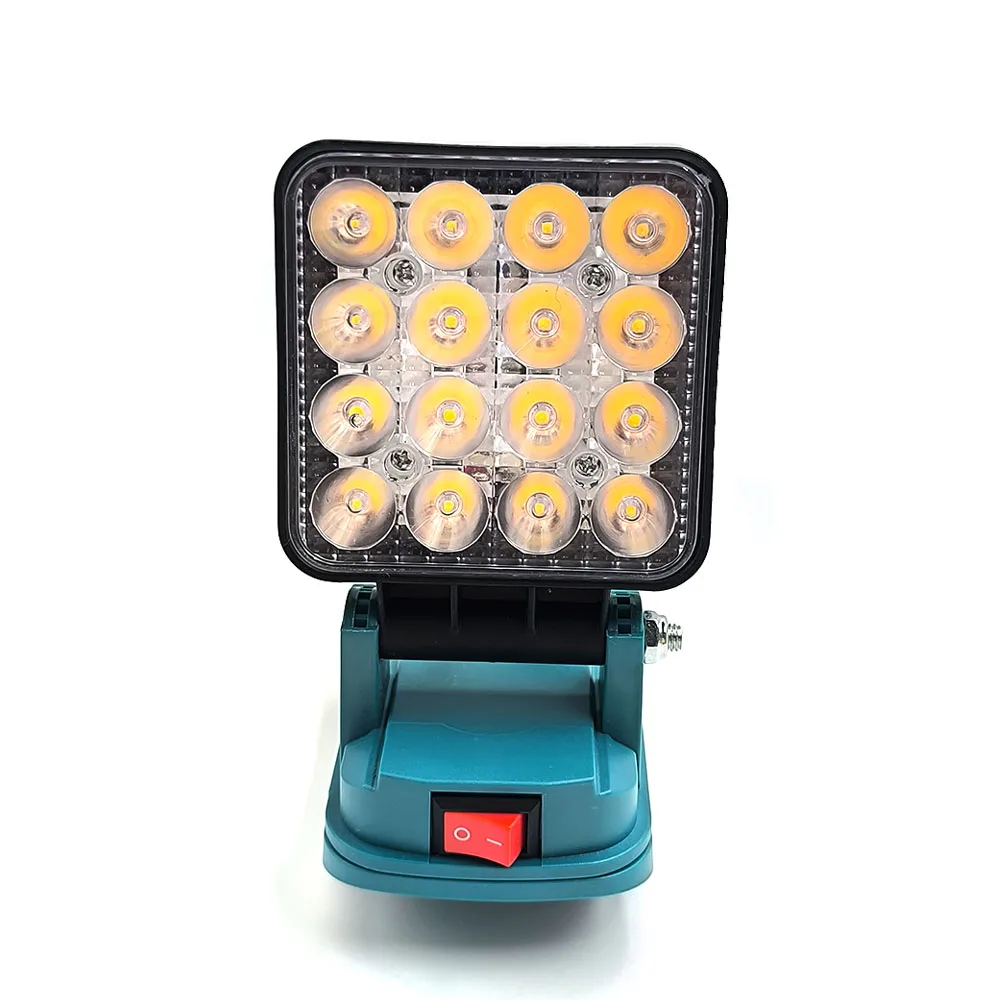 Für Makita 14,4V-18V Li-Ionen-Akku Laterne Outdoor-Taschenlampe Kabellose LED-Arbeitsleuchte Campinglampe Notbeleuchtung