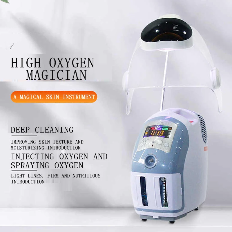 High Oxygen Analyzer for Improving Skin Tone, Deep Hydration and Rejuvenation Instrument, Specifically Designed For Beauty Salon