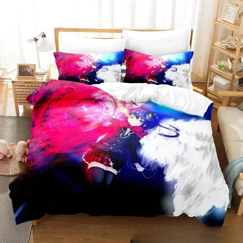 Anime Love Chunibyo & Other Delusions Bedding Set Single Twin Double Queen King Cal King Size Bed Linen Set