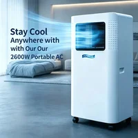 Mini climatiseur portable 2026 9000 BTU avec écran LED et télécommande pour maison, bureau, camping-car et usage extérieur – Neuf 4