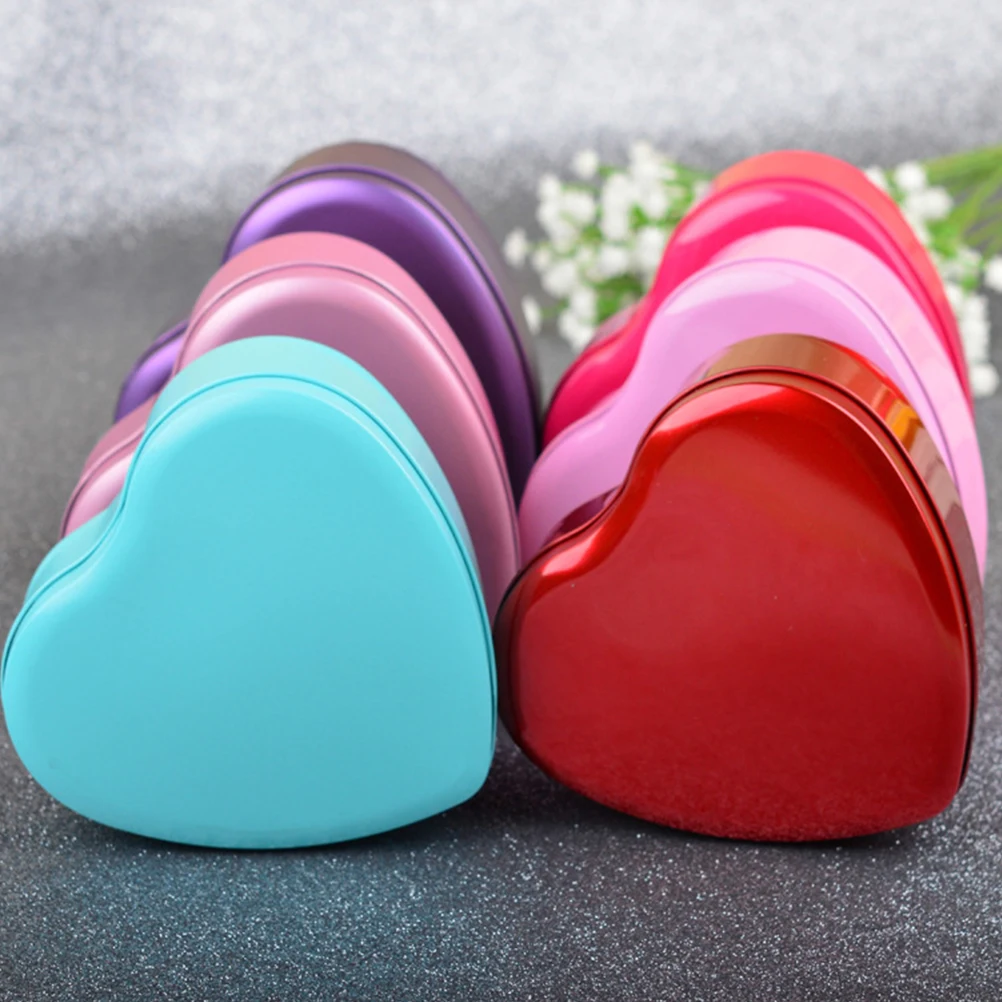 

15 Pcs Valentines Heart Shaped Candy Box Gift Boxes Portable Fashion Case Biscuits Jar