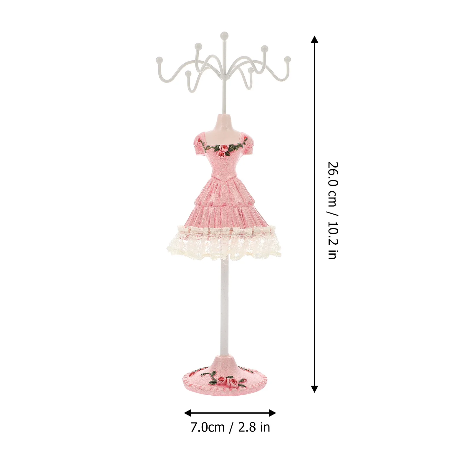 Jewelry Rack Creative Ring Storage Organizer Desktop Display Shelf For Earrings Necklaces Jewelry Storage Display Rack