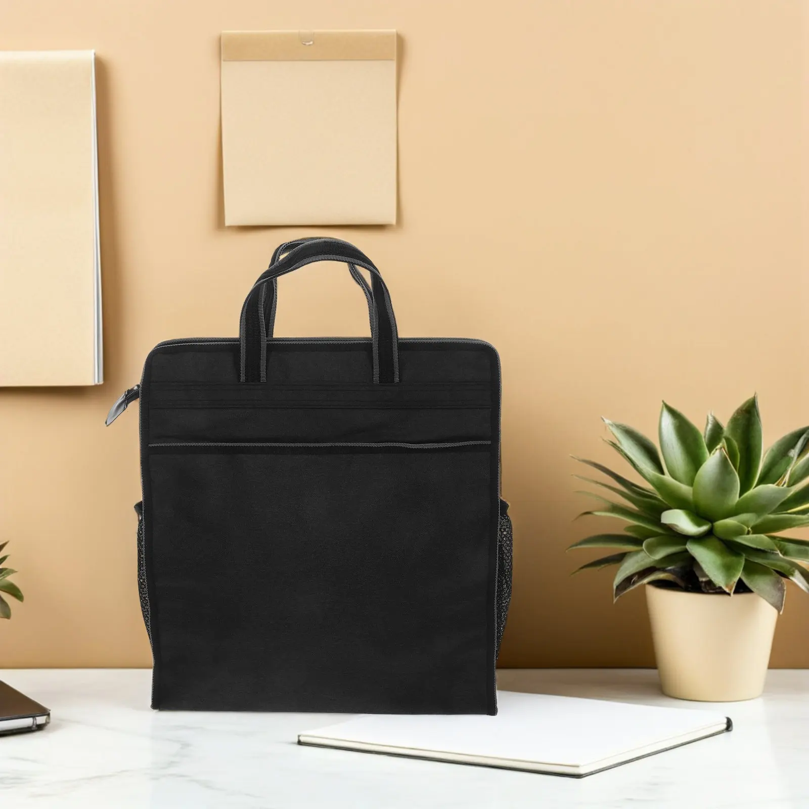 

Портативная сумка-портфель Oxford для документов с эргономичной ручкой и застежкой-молнией для деловых встреч, офиса и путешествий