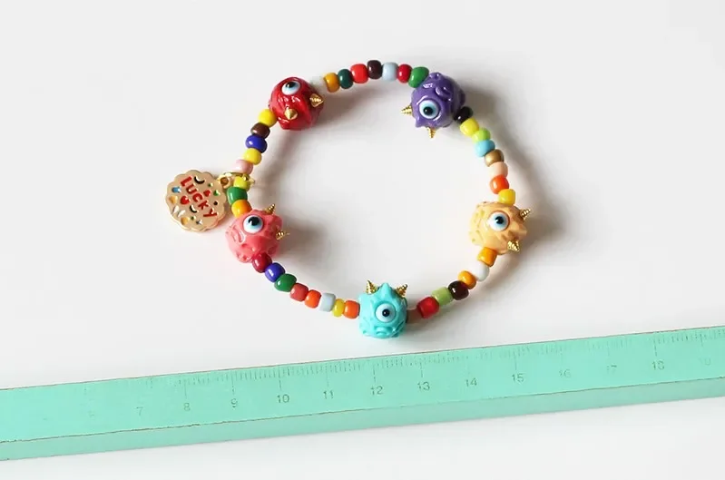 2023 Little Monster Bracelet Colorful and Cute Couple Bracelet Japanese and Korean Design Jewelry