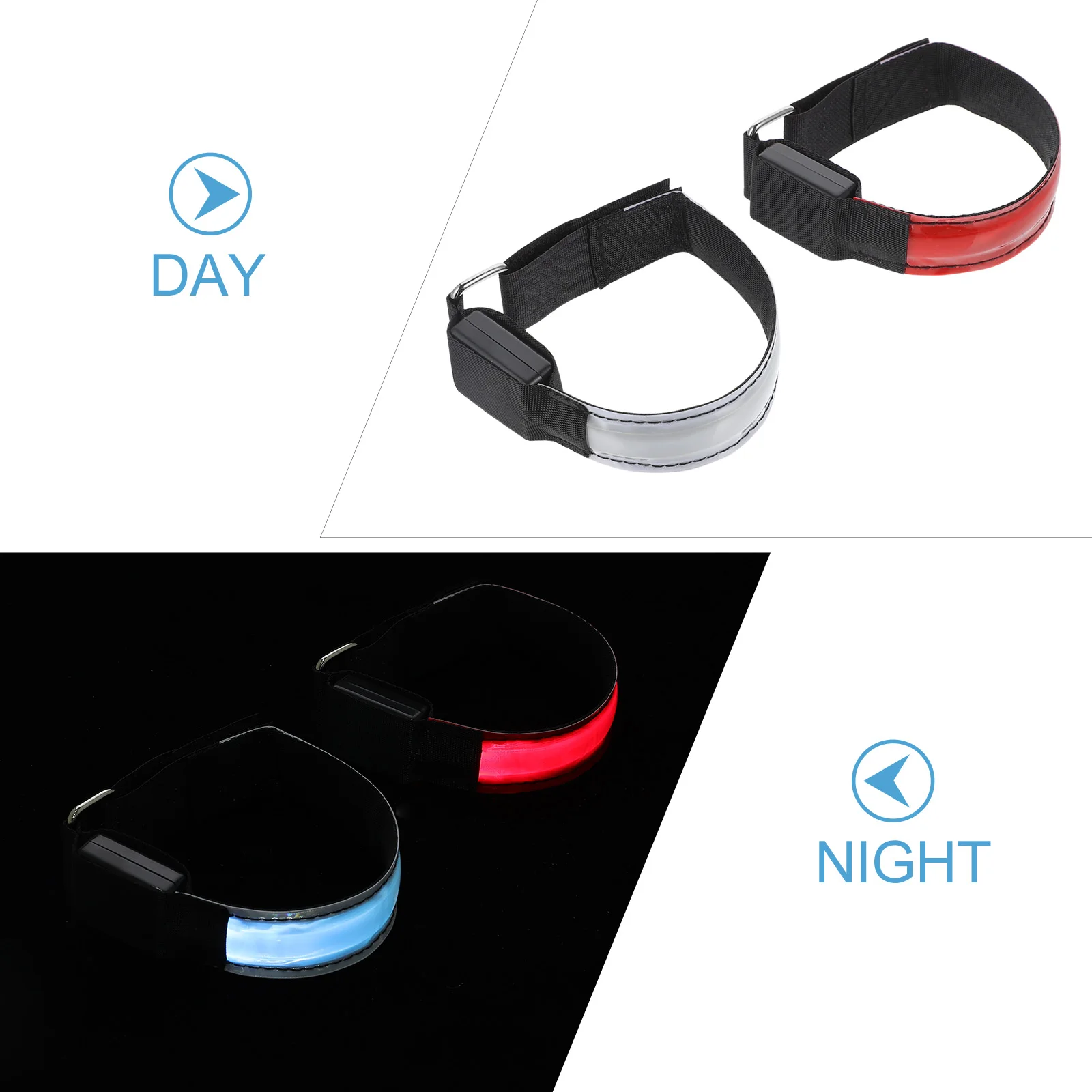 

Running Chest Light Wrist Band Night Safety Armband Sports Lights Wristband LED Belt