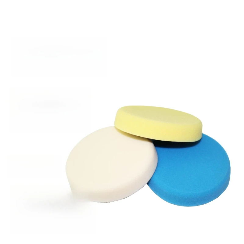 

6-inch T-shaped angled flat polyester sponge polishing pad with wax disc