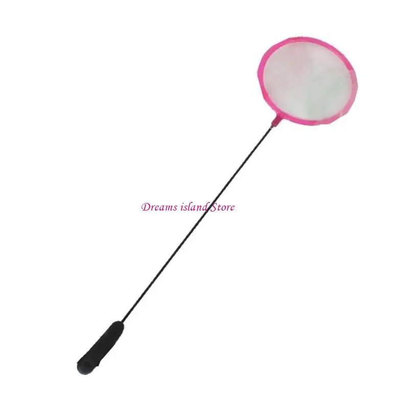 Acquari Fish Net 3 pollici Skimmer a maglie fine per piccoli pesci che catturano rete pulizia con manico lungo 9 pollici