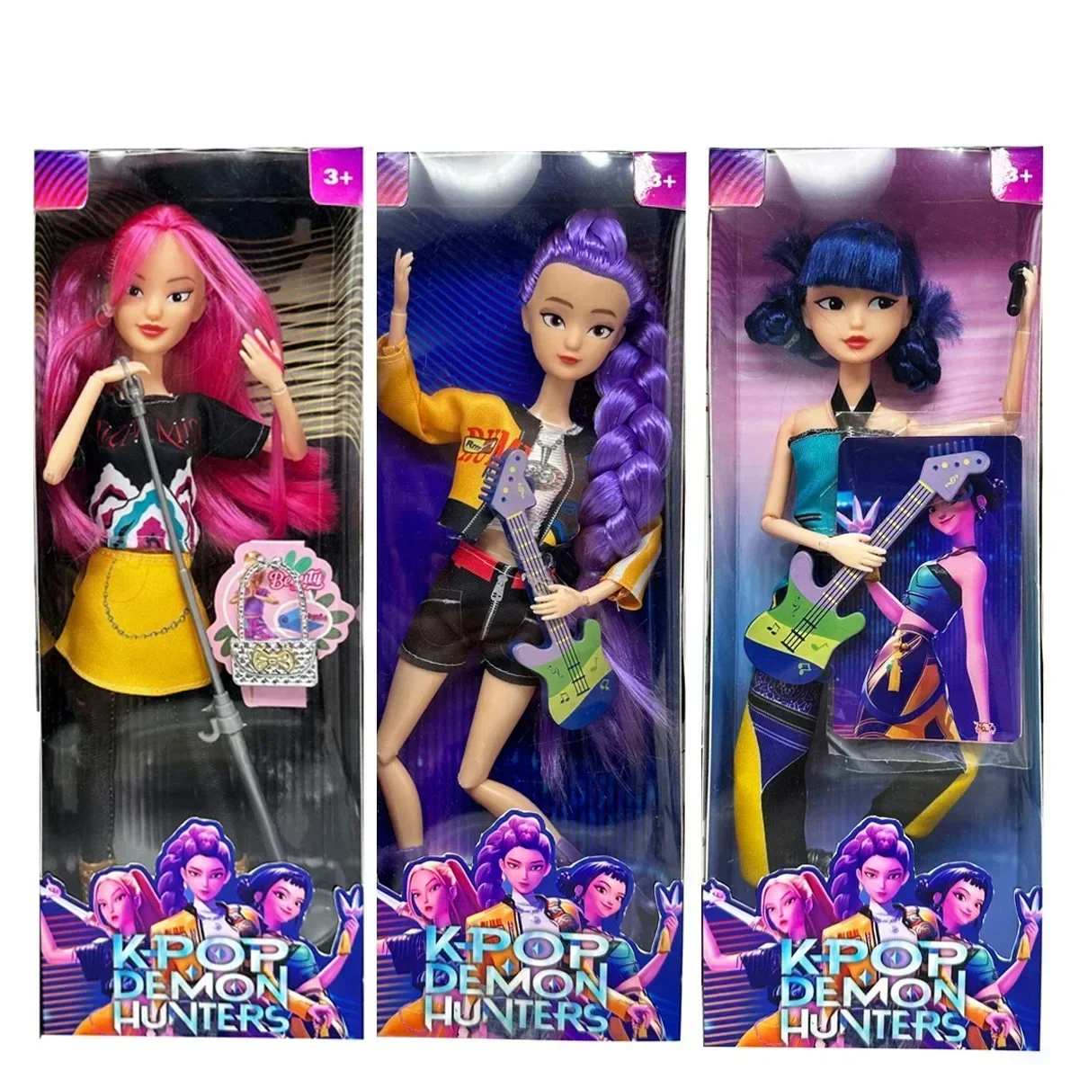 HOT Kpop デモンハンターズ アクションフィギュア おもちゃ* デルピーズ タイガー ルミ ミラ* ゾイ サッシー フィギュア ドール* ファン向け クリスマス* ギフト ﻿