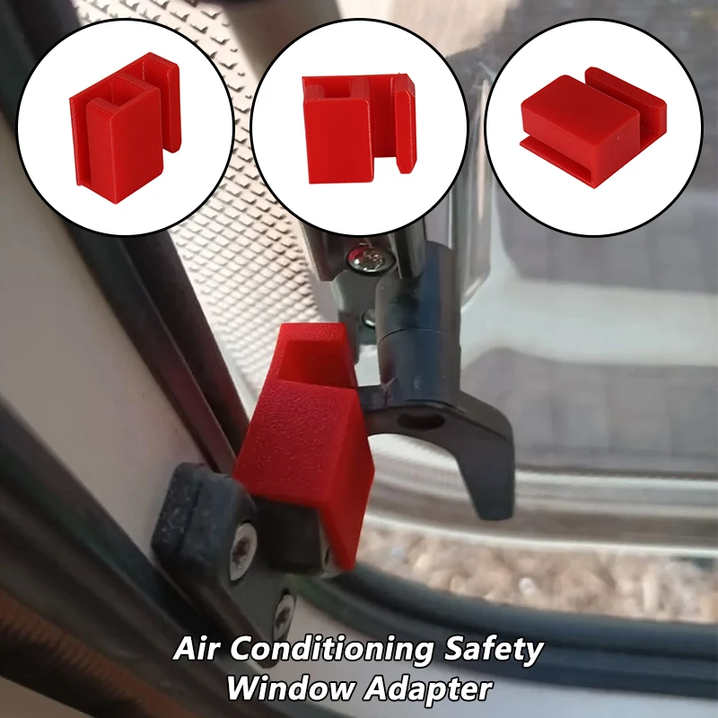 2pcs Air Conditioning Safety Window Adapter For Niewiadow Trailer Camper RV Secure Lock Half Open Position AC Unit Mount Bracket