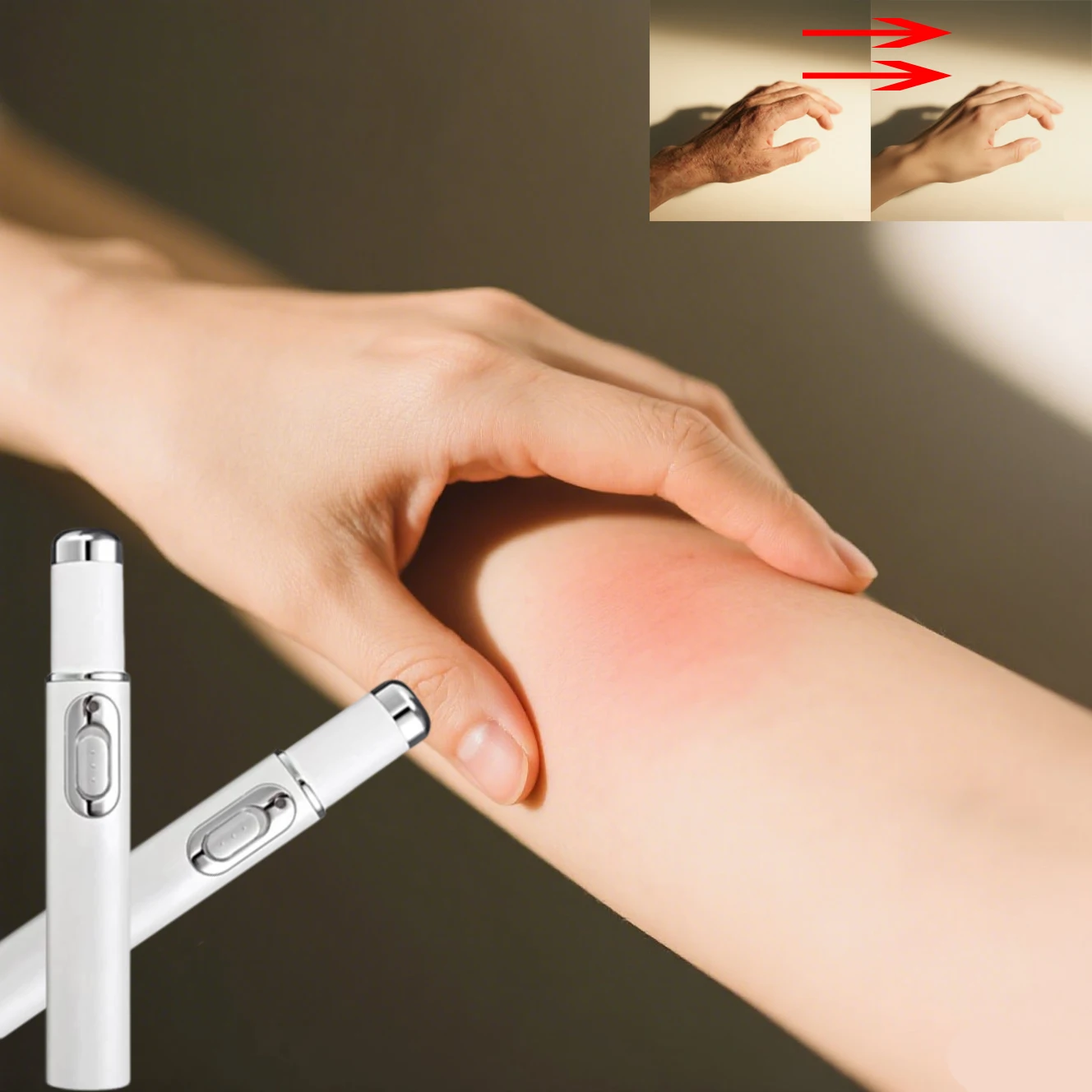 

НОВАЯ терапевтическая лазерная ручка может лечение проблем на поверхности кожи эффективно нацеливается уход за кожей и восстановление делает более гладкую кожу