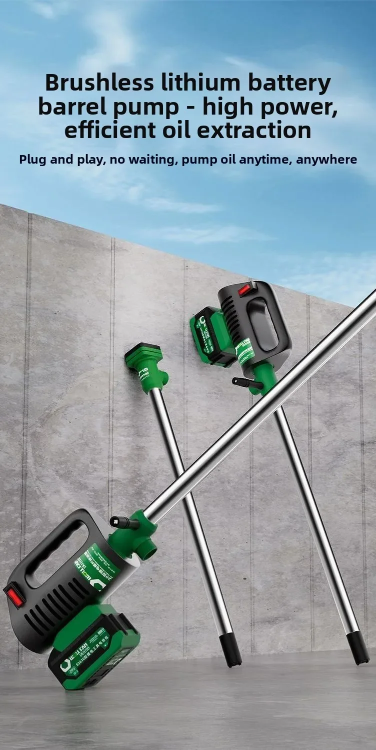 

НОВЫЙ Электрический самовсасывающий гидравлический насос для масла с литиевой батареей, шестеренчатый насос для масла