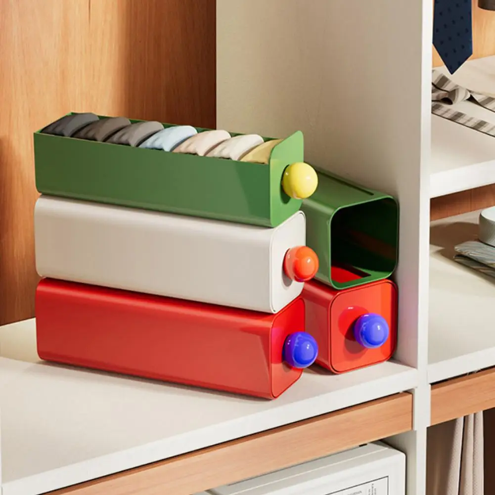 2025 صندوق تخزين الجوارب سعة كبيرة جدار جبل المنظم حقيبة للتخزين صندوق عرض تخزين الملابس الحل صندوق منظم #5