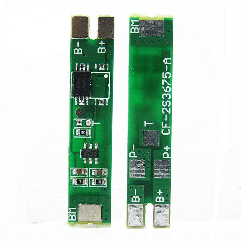 Free shipping 2pcs 2S 7.4V 3A Lithium Battery Protection Board 18650 Battery Protection Module