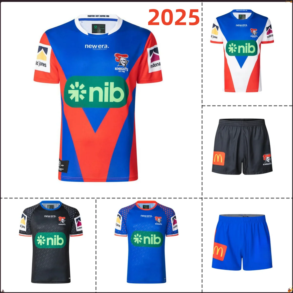 Newcastle Knights 2025 Home Jersey Sizes; S-5XL