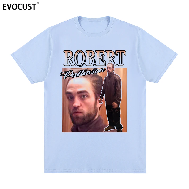 Robert Pattinson Standing Meme Funny T-shirt Vintage Rob Cotton Men T-shirt New TEE TSHIRT Womens Tops