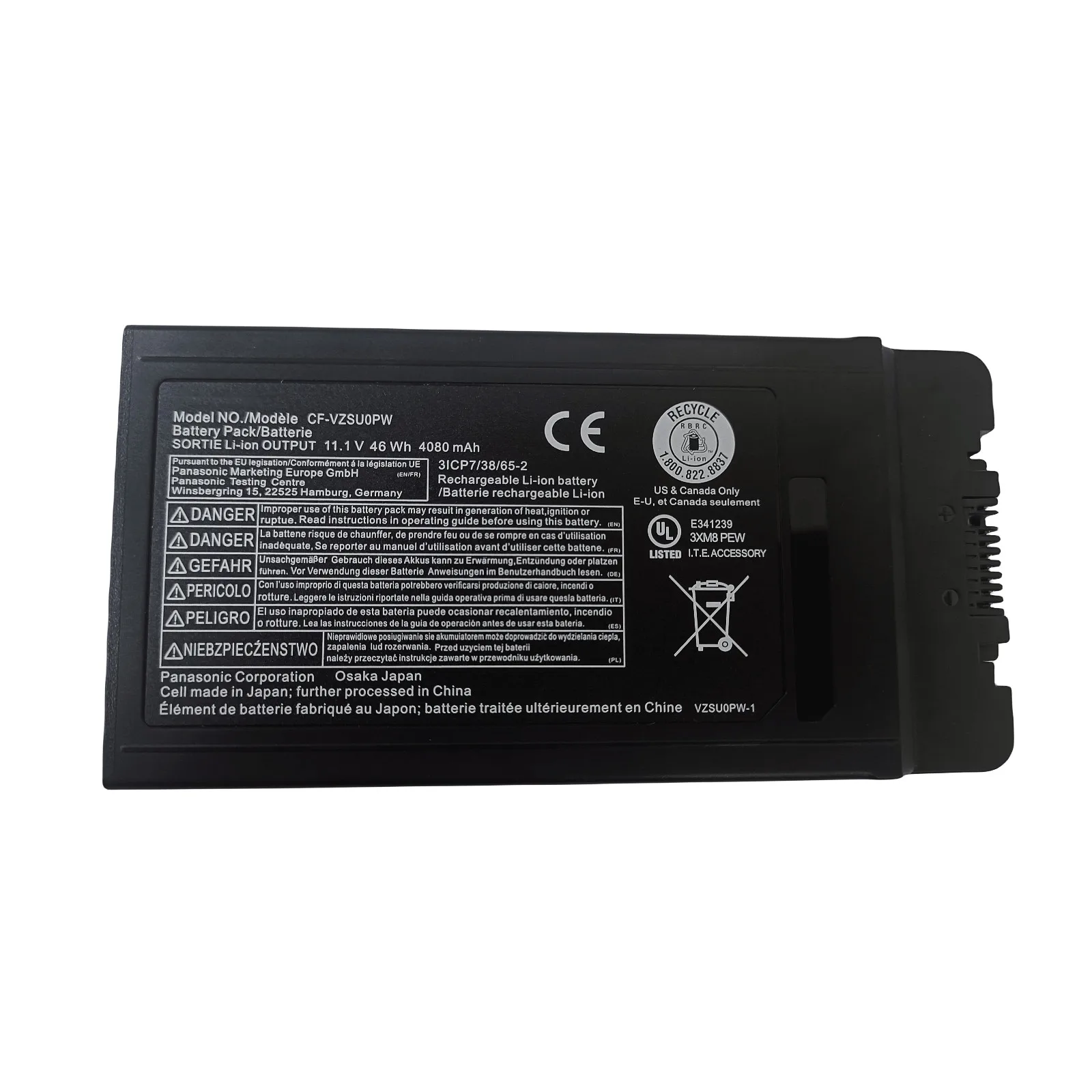 

New CF-VZSU0PW CF-VZSU0PR CF-54 battery Replacement For Panasonic TOUGHBOOK 46Wh