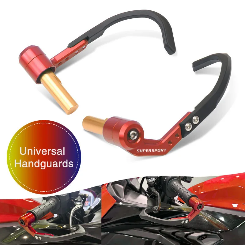 

Motorcycle CNC 7/8" 22mm Handlebar Grips Guard Brake Clutch Levers Guard Protector For SUPERSPORT 939 Supersport 950