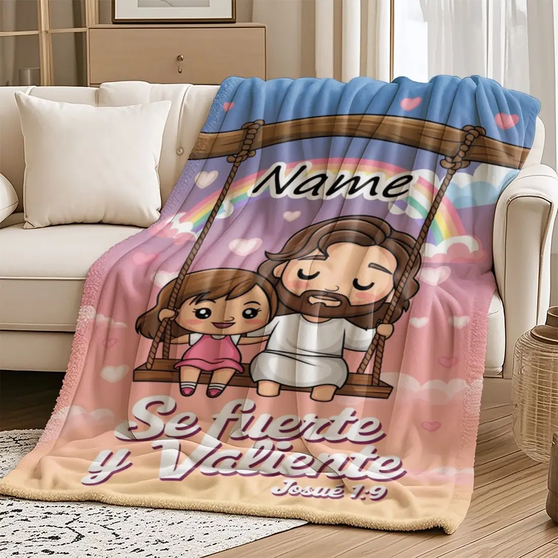 1 Piece Custom Name Personalized Flannel Blanket - Ideal Gift for Christmas, Halloween, Birthdays, and Anniversaries, Soft, War