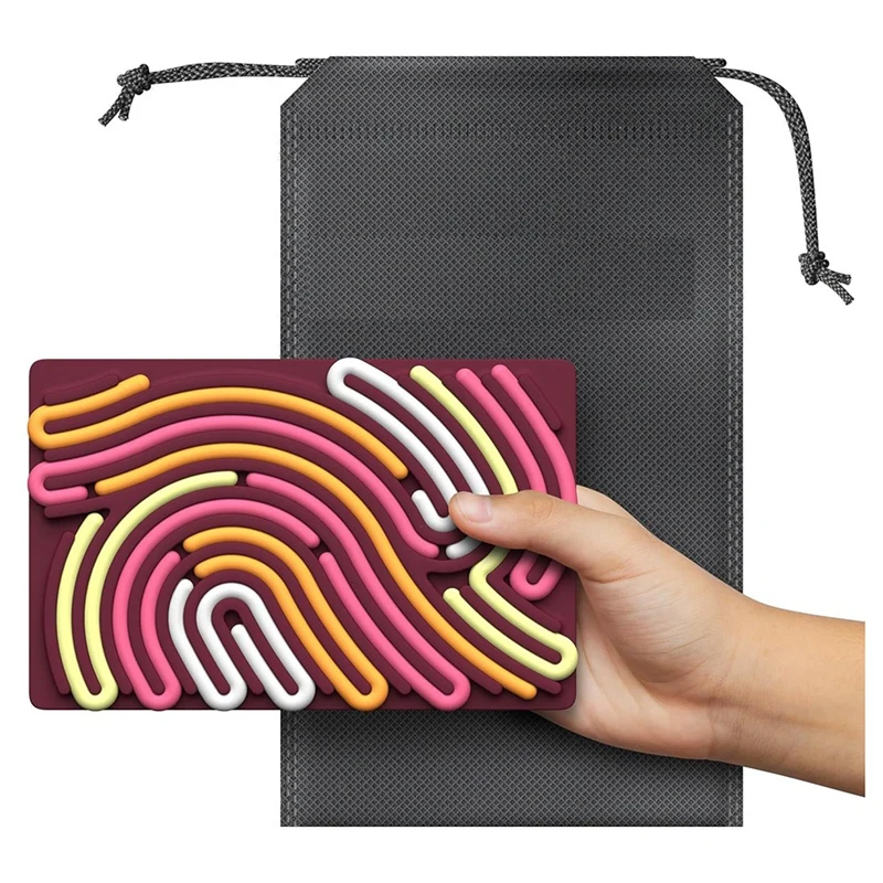 Силиконовая сенсорная доска, двухсторонняя конструкция 2 в 1 для Idea СДВГ, набор игрушек для снятия стресса, тревоги