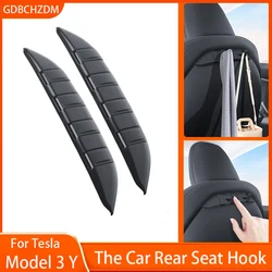For Tesla Model 3 Y Car Seat Hidden Hooks Purse Bag Hanger Back Seater Headrest Bracket Hanger Car Accessories