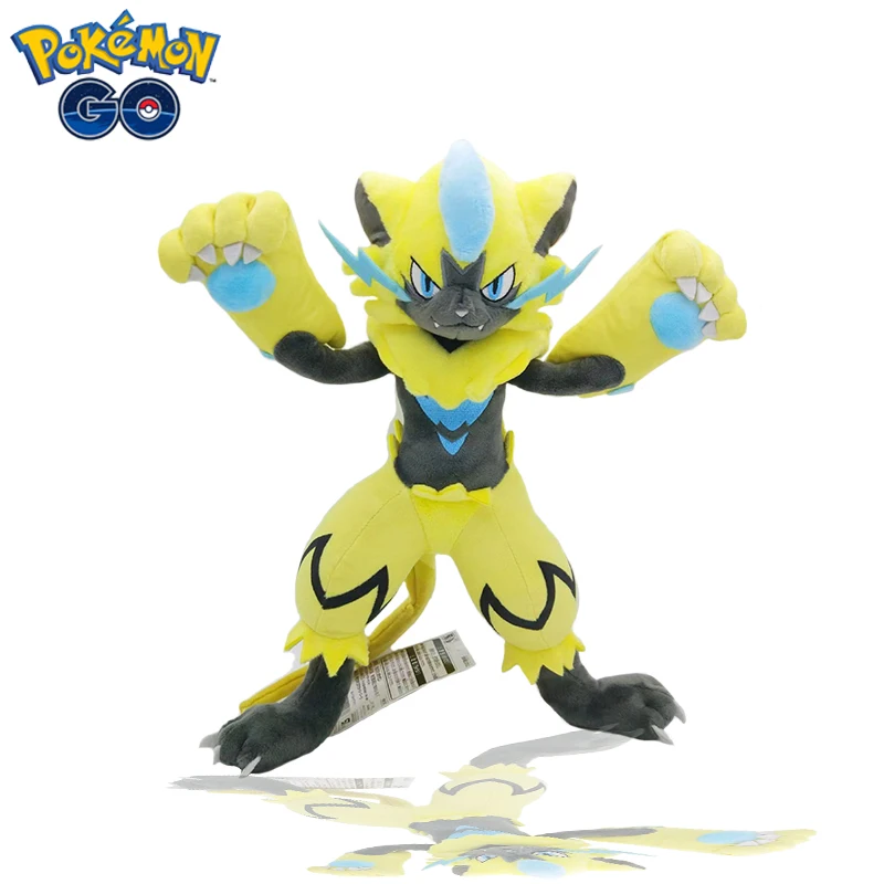 Cool Pokémon Zeraora Plush Toys Fighting Type Anime Character Zeraora Dolls Cartoon Pokémon Zeraora Plushie Kids Christmas Gifts