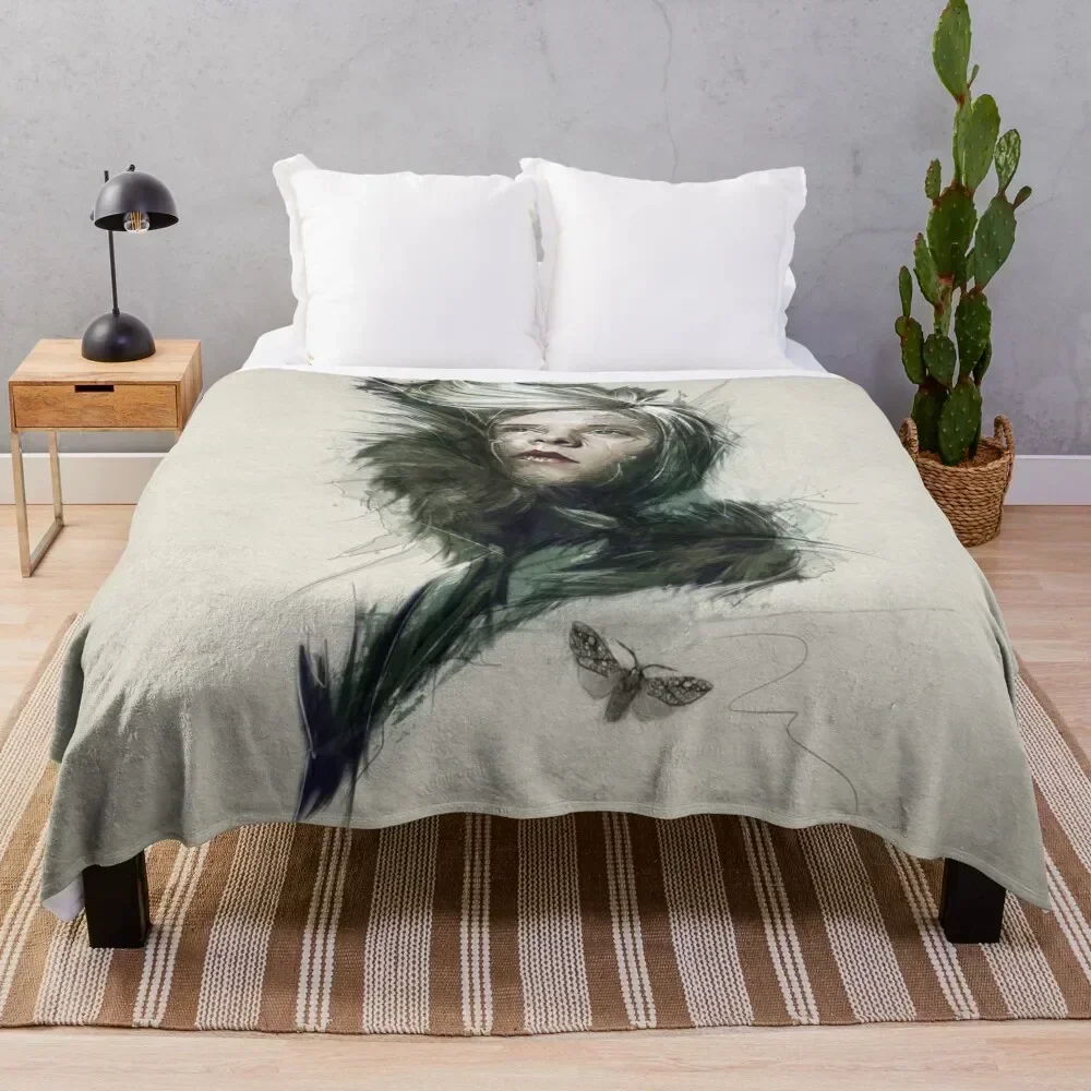 

Aurora Aksnes Throw Blanket Cozy Sofa Blanket for TV Watching Napping