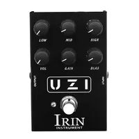 IRIN AN-35 Heavy Metal Distortion UZI Guitar Effector Pedal Switch Easily Between British Distortion and American Distortion