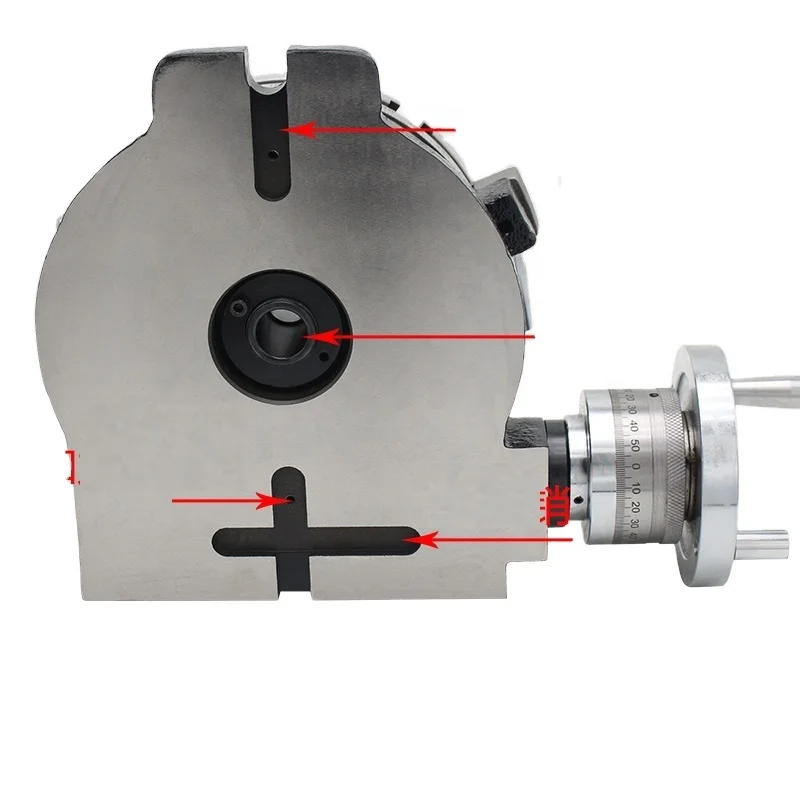 5INCH  125MM CNC Cutting Tool Precision Ertical/horizontal Double-duty l TSL Rotary Indexing Table