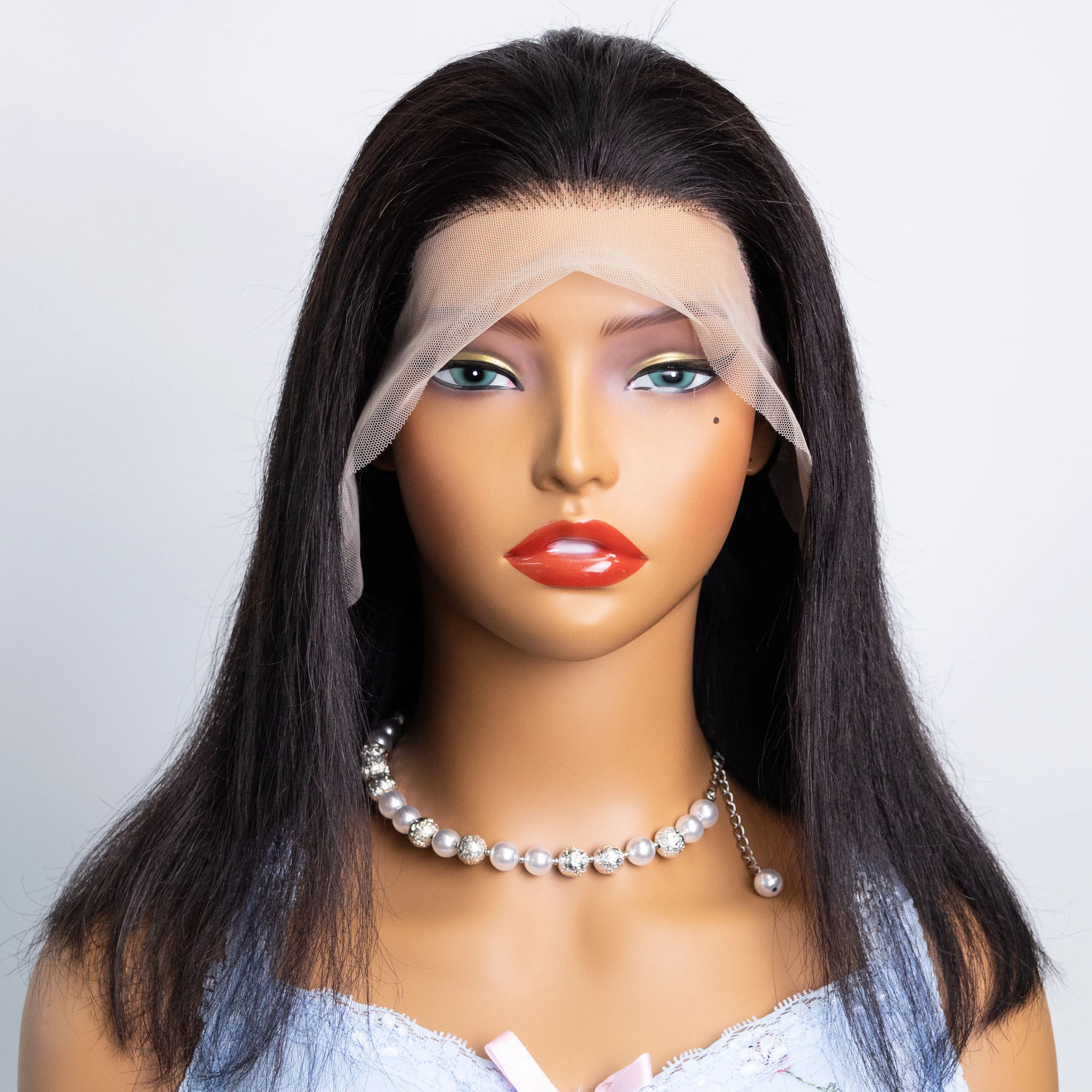 

Natural Black Human Hair Short Bob wigs 200% Density 13x4 Transparent Straight Vietnamese Human Hair Lace Front Wigs 8-16inch