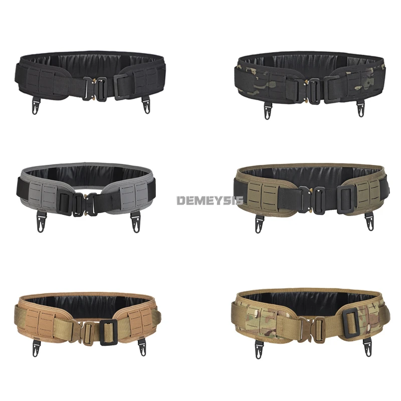 Tactical Adjustable Belt Outdoor Hunting Shooting Molle Combat Belt Heavy Duty Paintball Training Waistband Girdle