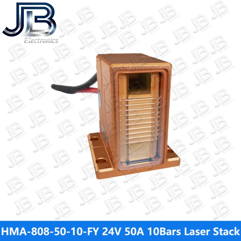 HMA-808-50-10-FY-D01 500W 10Bars 24V 50A 808nm كومة الليزر لإزالة الشعر #2